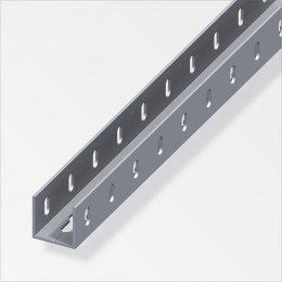 U-profiel vierkant aluminium met perforatie 35,5