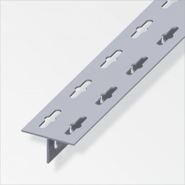 T-profiel aluminium met perforatie 35,5